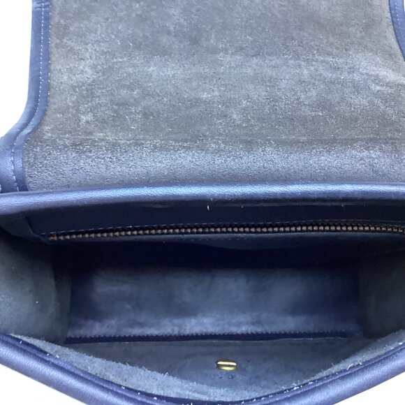 Rare Vintage Coach 9038 Shelburne Flap Navy E8C-9038 - Picture 3 of 9